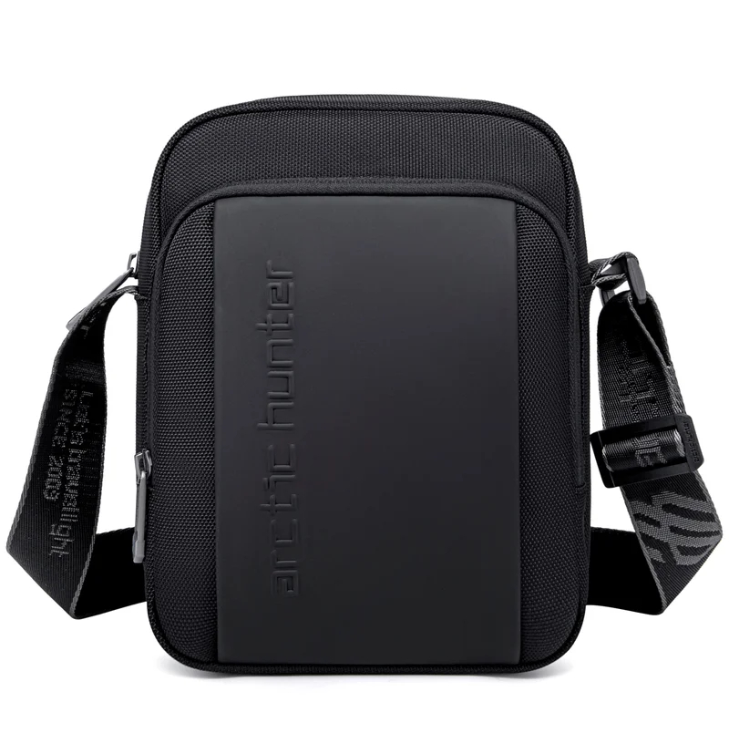 Arctic Hunter Black Premium Unisex Sling Bag Water Resistant Polyester Cross Body Bag with Anti Theft Design for Travel Business Daily Casual K00542 Black  | Best Price UAE