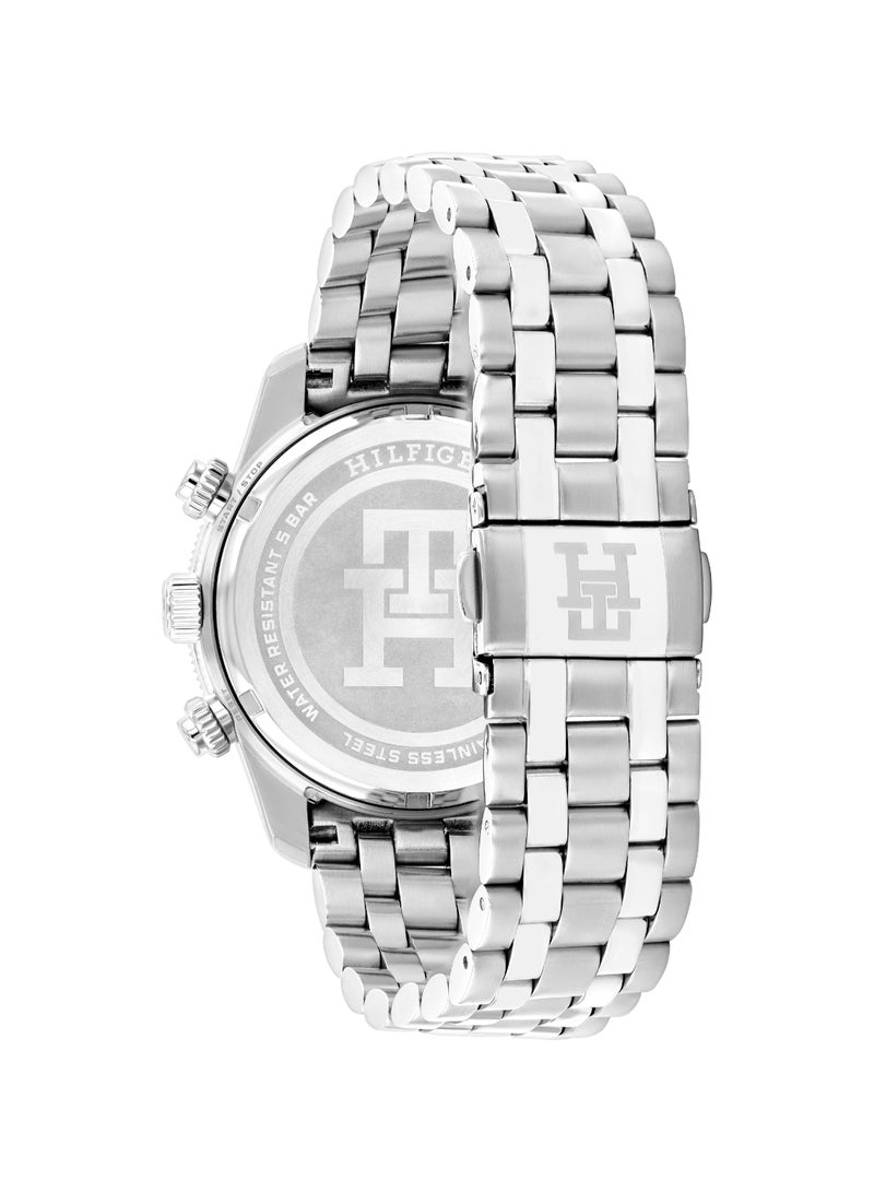 TOMMY HILFIGER ROUND CHRONOGRAPH MEN'S WHITE CASE WATCH - 1792157 - Image 3