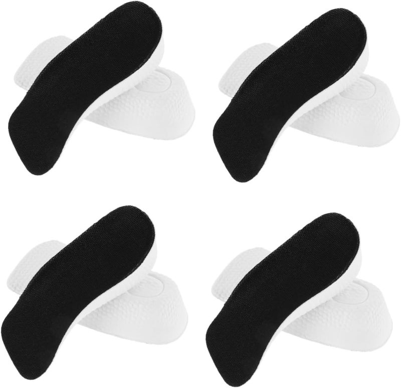 4 Pairs Shoe Inserts Height Increase Insoles Arch Support for Men Women Sneakers Boots - Image 1