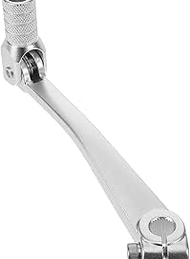 Aluminum Alloy Motorcycle Gear Shift Pedal Lever Silver Compatible with Dirt Bike - Image 1