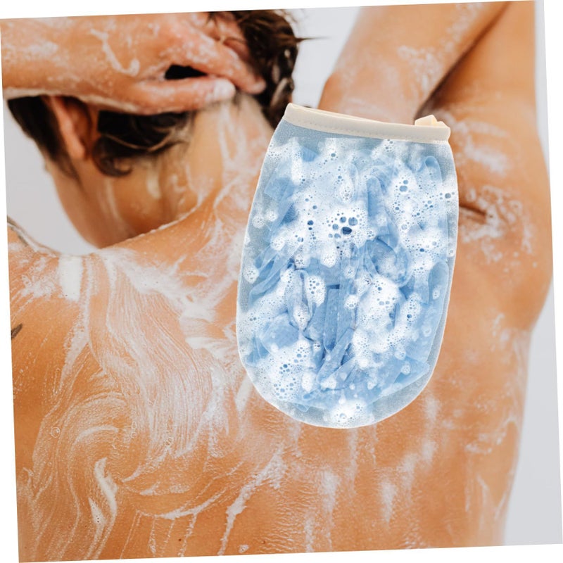 2pcs Dual Sided Exfoliating Bath Mitts for Deep Cleansing and Dead Skin Removal - Image 4