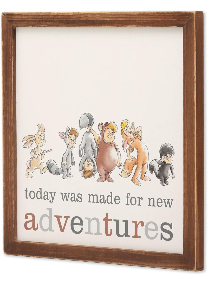Open Road Brands Disney Peter Pan Lost Boys Made for Adventures Wood Wall Decor for Play Room, Kids' Bedroom, or Nursery - Image 4