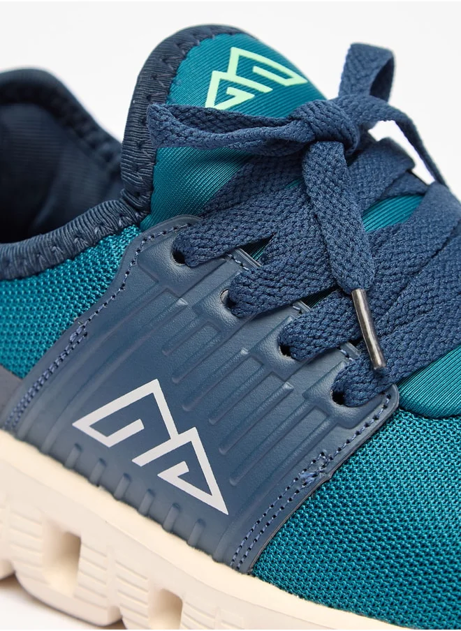 Oaklan by Shoexpress Boy's Logo Detail Sports Shoes with Lace-Up Closure
