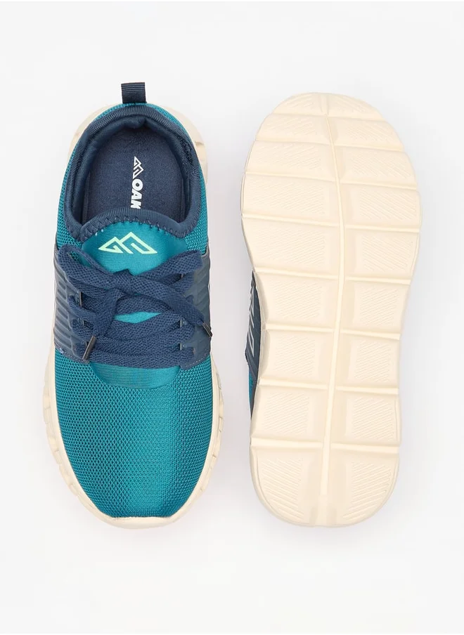 Oaklan by Shoexpress Boy's Logo Detail Sports Shoes with Lace-Up Closure
