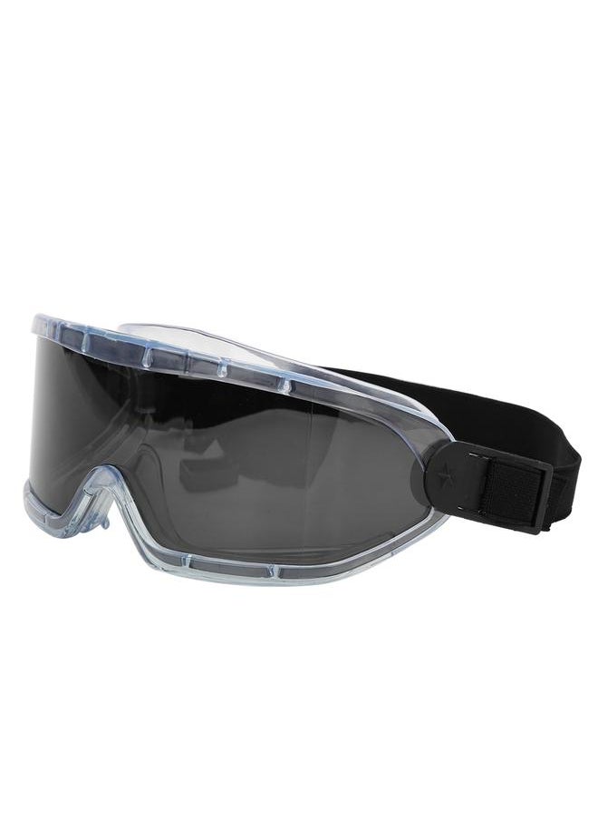 Thoraya PC Wear Resistant Windproof Industrial Protection Galsses Anti Impact Anti Fog Chemistry Goggles(Gray Lens )  - Image 2