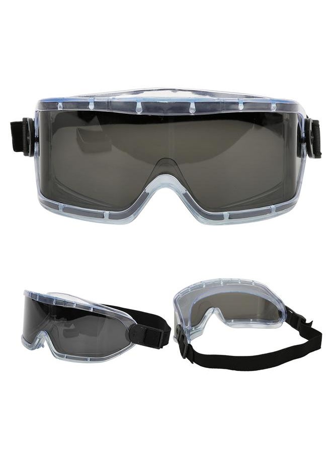 Thoraya PC Wear Resistant Windproof Industrial Protection Galsses Anti Impact Anti Fog Chemistry Goggles(Gray Lens )  - Image 4