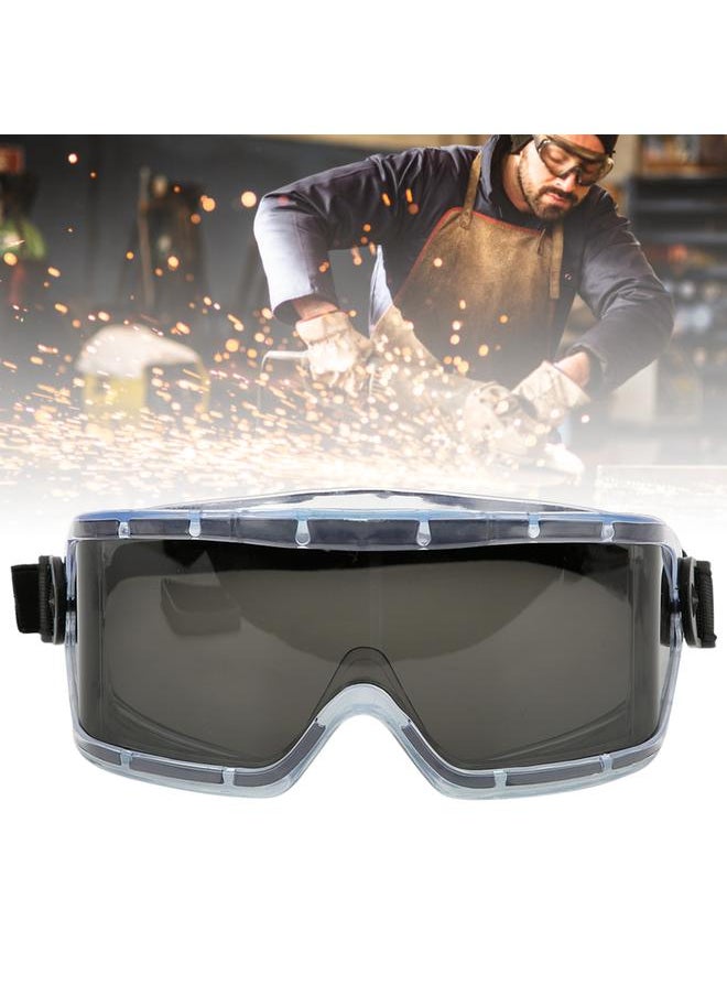 Thoraya PC Wear Resistant Windproof Industrial Protection Galsses Anti Impact Anti Fog Chemistry Goggles(Gray Lens )  - Image 5