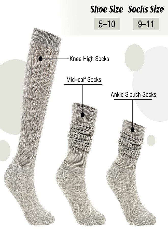 أمريكان تريندز جوارب شتوية نسائية طويلة تصل إلى الركبة، ناعمة وطويلة للغاية، مناسبة للأحذية الطويلة، مستوحاة من موضة الثمانينيات والتسعينيات، زوج واحد، لون أبيض - Image 3