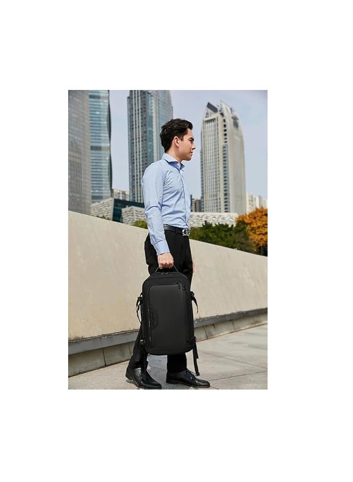 أركتيك هانتر شنطة ظهر للاب توب B00187 مقاومة للماء مقاس 15.6 بوصة مع منفذ شحن USB للرجال والنساء - اسود، من اركتيك. هانتر، 18 - Image 5