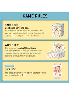 General POP MART PUCKY - Roly-Poly Kitty series dolls, PUCKY blind box dolls, random design action dolls, collectible toys, home decoration, birthday gifts, single box  - Image 2