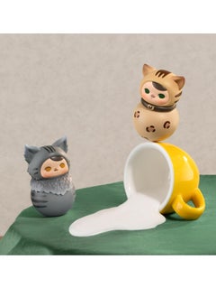 General POP MART PUCKY - Roly-Poly Kitty series dolls, PUCKY blind box dolls, random design action dolls, collectible toys, home decoration, birthday gifts, single box  - Image 4