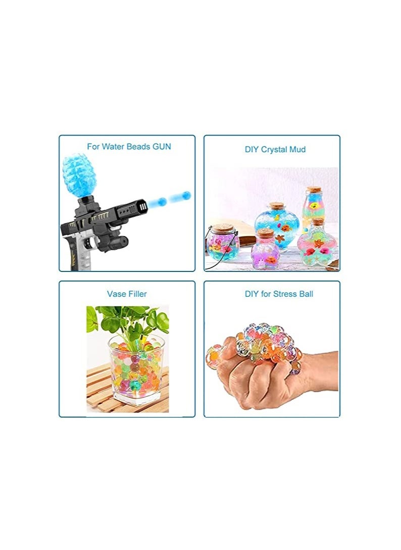 Generic - Rainbow Orbeez Water Gel Beads – Magic Expanding Balls, Water Jelly Beads, Water Bullets Beads Refill Ammo Water Balls Beads for Blaster Gun Toy - Image 1