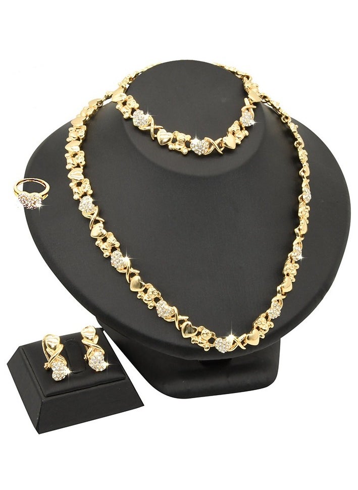 Mark Fairwhale European and American Fashion Multi-layer Woven Women's Necklace Set 