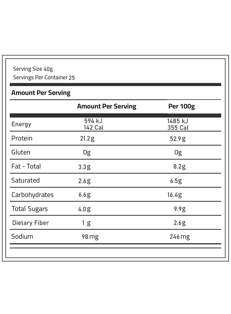 Adonis Protein Cookie Dough - Salted Caramel Choc Chip - (1 kg) - Image 4
