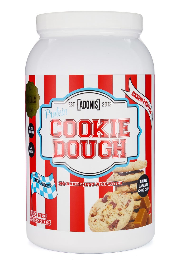 Adonis Protein Cookie Dough - Salted Caramel Choc Chip - (1 kg) - Image 3