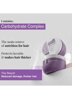 BARE ANATOMY Ultra Smoothing Hair Mask ; Restores Smoothing & Texture By 27% ; Deep Conditioning With Carbohydrate Complex & Niacinamide ; Sulphate & Paraben Free ; For Women & Men ; 250G  - Image 5
