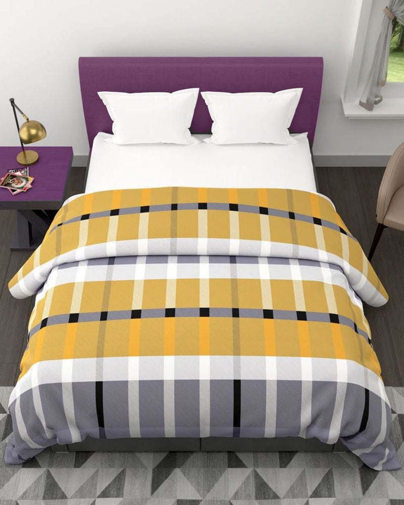 KEA All-Weather Microfiber Double Bed Printed Comforter, (200 GSM)|Comforter Double - Image 1