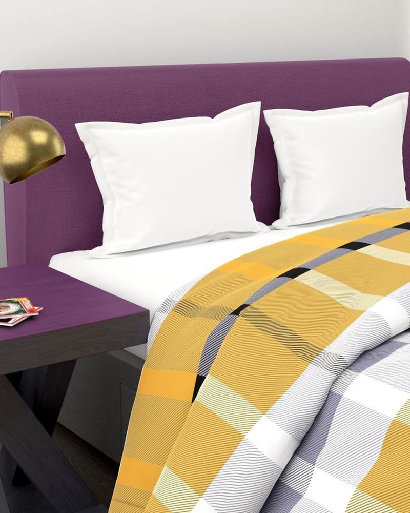 KEA All-Weather Microfiber Double Bed Printed Comforter, (200 GSM)|Comforter Double - Image 4