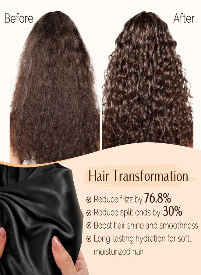 يانيبست قبعة نوم من الساتان من ياني بيست، قبعات شعر للنساء والرجال، قبعة حريرية مزدوجة الطبقات قابلة للتعديل للشعر المجعد والمضفر - Image 5