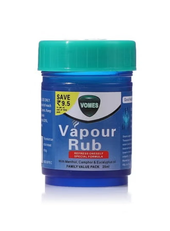 ڤيبور 25 جرام * 2 قطعة مرهم زيت النعناع المبرد لتنشيط العقل وإيقاظ دوار السيارة واحتقان الأنف - Image 3