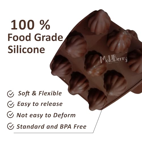 MoldBerry 15 Cavity Modak Mould Silicone Mold for Chocolate Candle Candy Jelly New Unique Small laddu Maker Ganesh Chaturthi Special (Pack of - 1) - Image 5