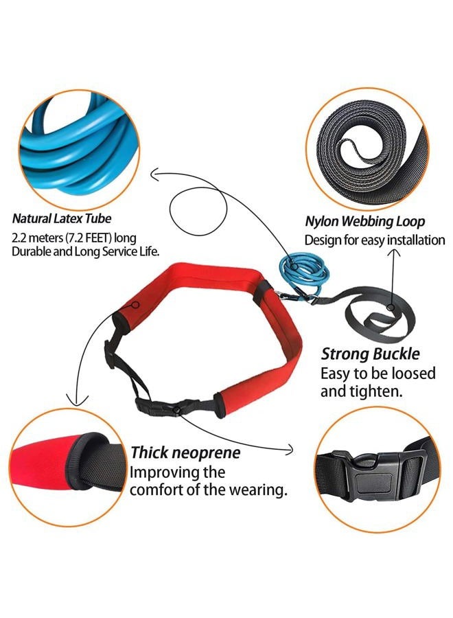 UCEDER Swim Tether Stationary Swimming Belt, Resistance & Training Belt for Pool Swim Exercise - Image 3