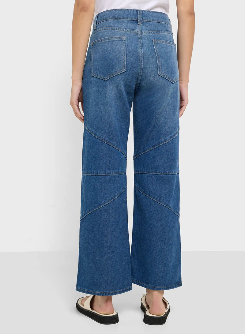 Ginger High Rise Barrel Jeans