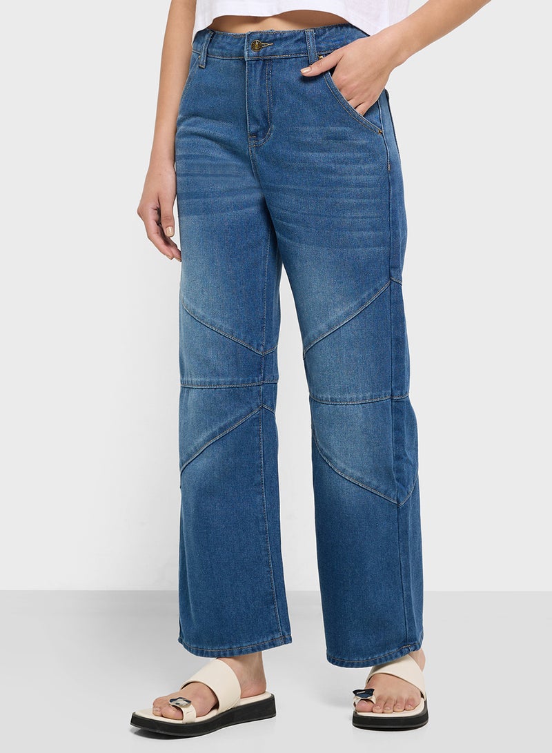 Ginger High Rise Barrel Jeans - Image 1