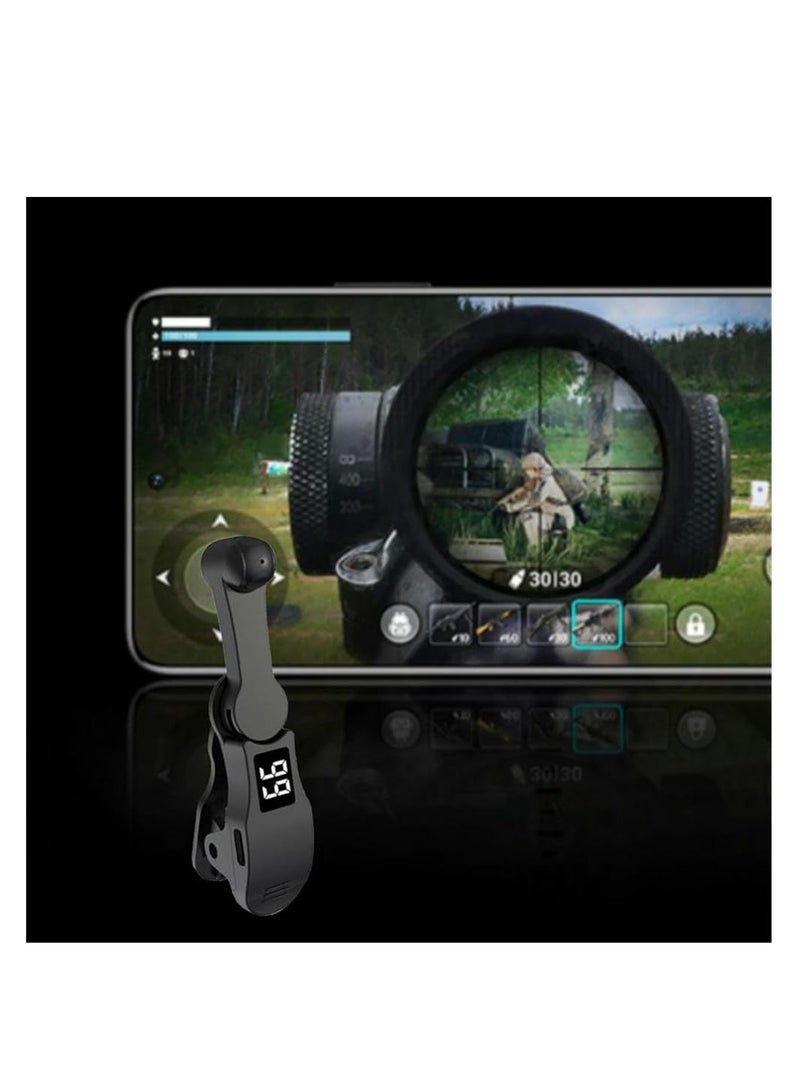 SYOSI Screen Auto Clicker Tapper, for Smart Phone Apps Video Live Streaming Gadget Fast Click, Simulation Finger Continuous Click for Games, Live Broadcasts Likes, Reward Tasks, Mute Design (Black) - Image 4