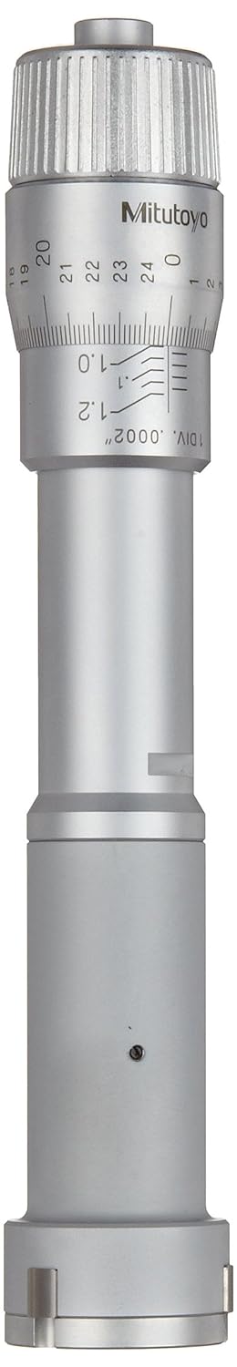 Mitutoyo Mitutoyo 368868 Holtest Type ll Vernier Inside Micrometer ThreePoint 1216 Range 00002 Graduation 000015 Accuracy  - Image 1