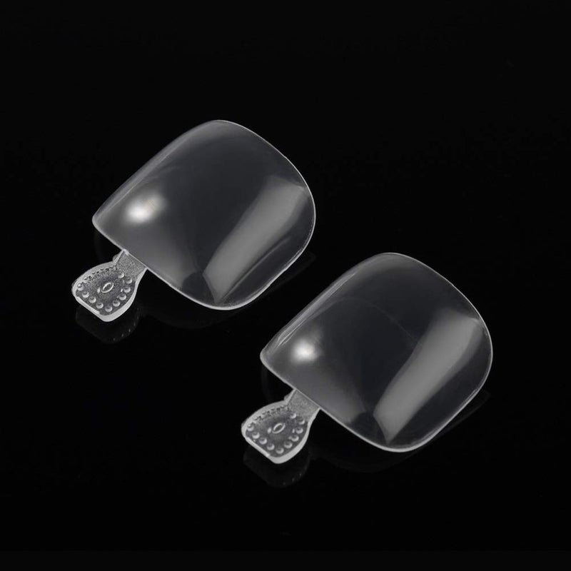 Yimart مجموعة ييمارت 500 قطعة من نصائح الأظافر الاصطناعية لتزيين الأظافر الكاذبة للأقدام لتغطية كاملة أدوات ملصقات مانيكير الأقدام (شفاف)