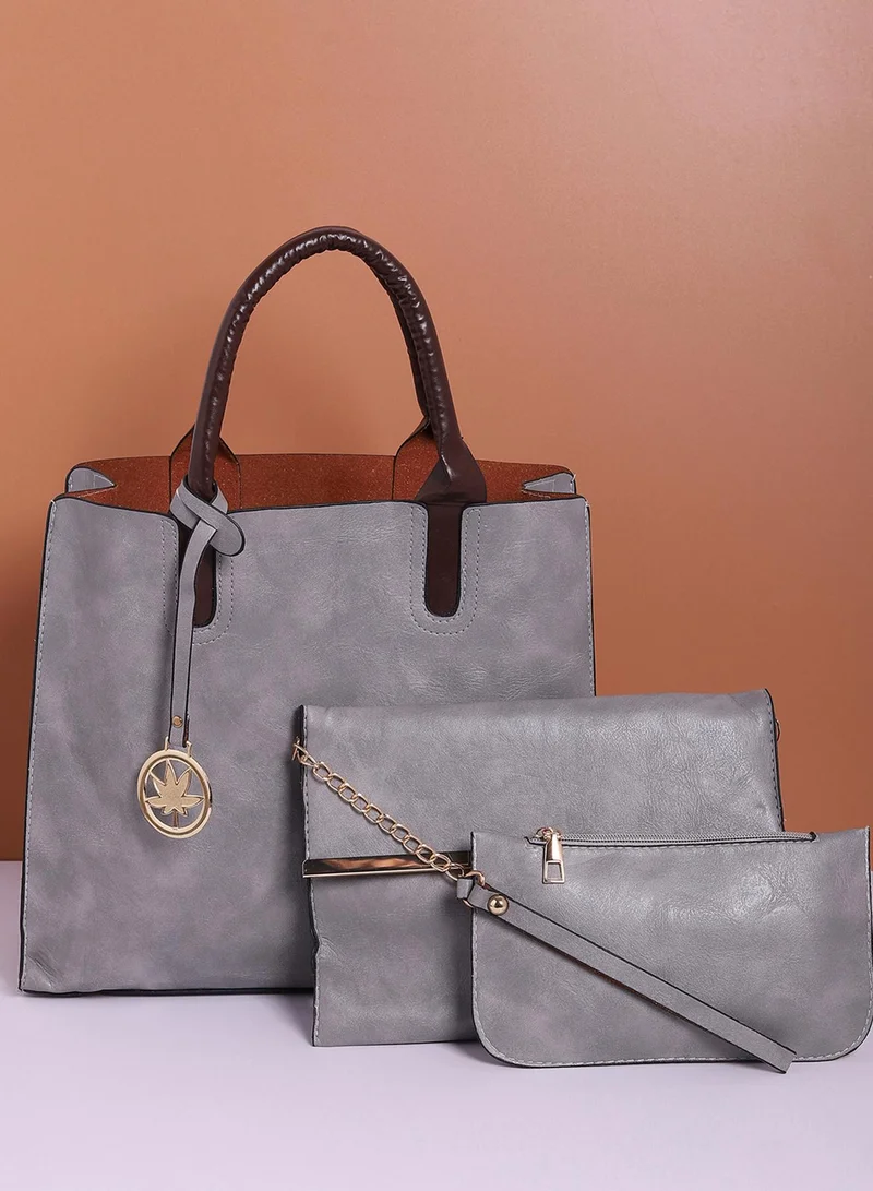 صوص هاوت Melinda Grey Tote Bag Set