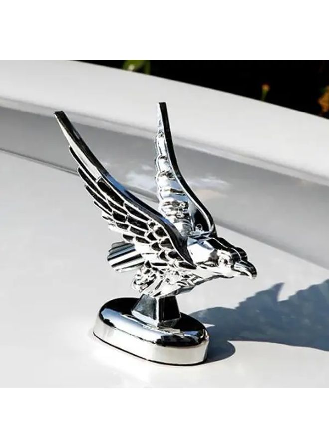 1pc 3D Eagle Emblem Car Hood Decoration Realistic Design Easy Installation - Image 3
