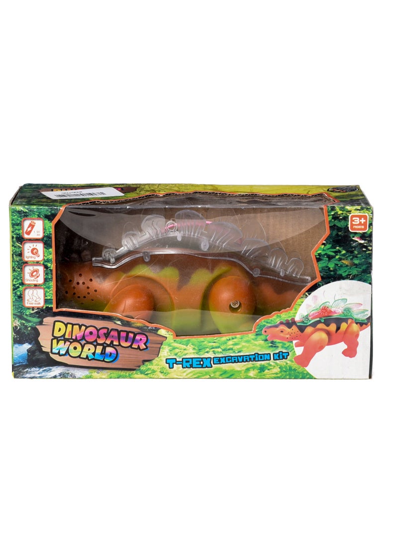 Dinosaur World Toy For Unisex Children - Multi Color 