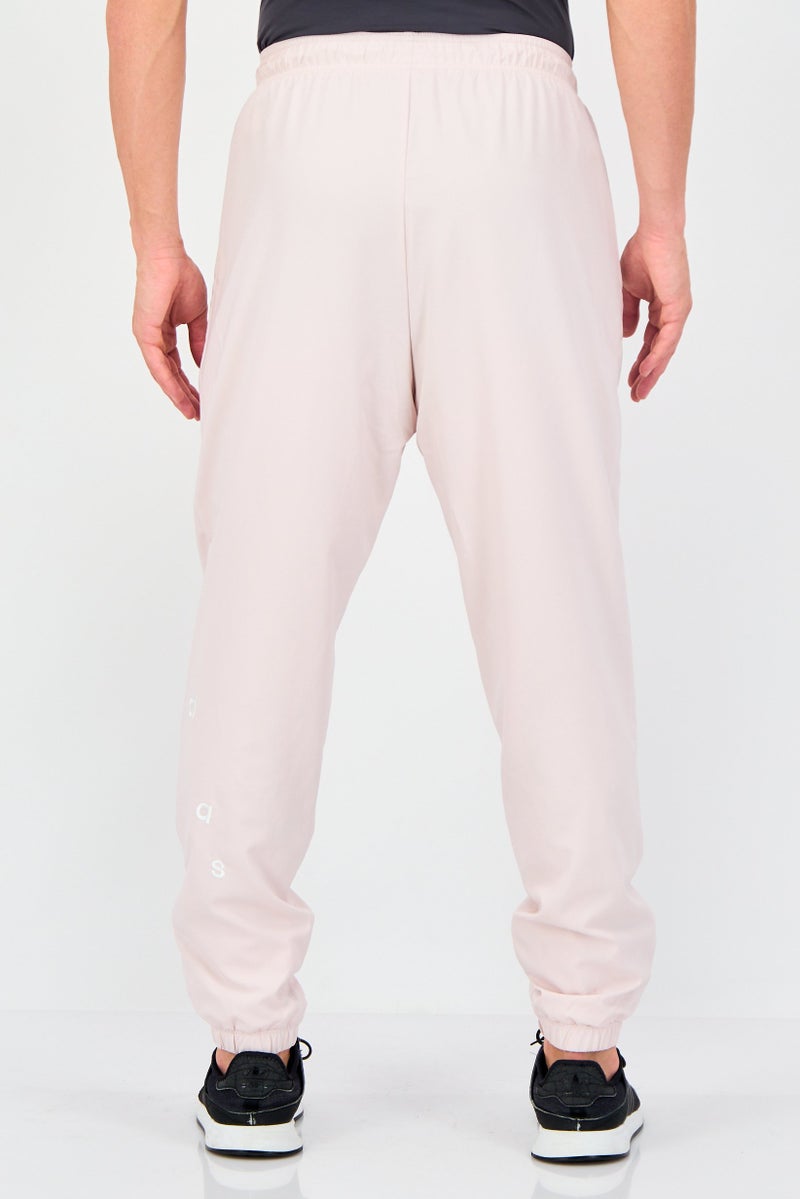 Adidas Men Regular Fit Brand Logo Training Track Pants, Light Pink - Image 3