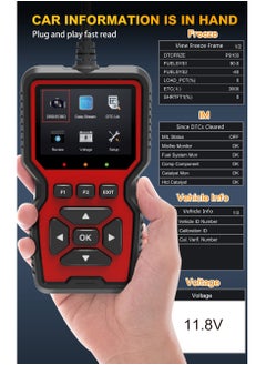 هاي هونور obd2 الماسح الضوئي أداة تشخيصية ، مع كامل obd2 وظيفة التلقائي فحص المحرك رمز القارئ ، إعادة تعيين ، وضع 6 ، وضع 8 وأكثر من ذلك ، ينطبق على جميع obdii / eobd المركبات بعد عام 1996  - Image 4
