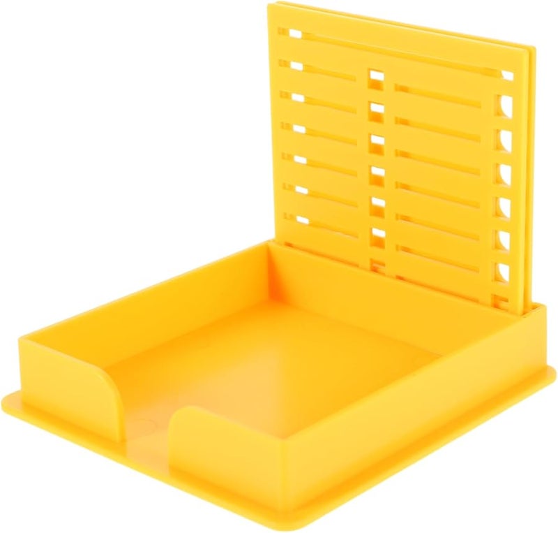 حامل مفكرة ذو فتحة مزدوجة سوداء صندوق منظم لتخزين المكتب والمكتب المنزلي - Image 1