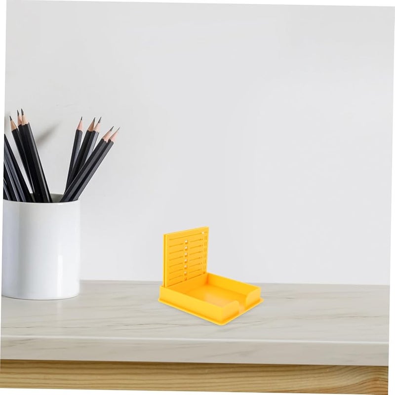 حامل مفكرة ذو فتحة مزدوجة سوداء صندوق منظم لتخزين المكتب والمكتب المنزلي - Image 4