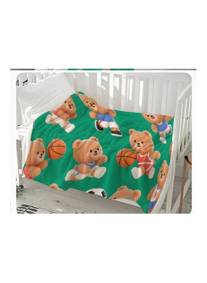 general Flannel thin blanket (warm and comfortable, suitable for sleep, gaming, dust removal and sandproof) 150cm*200cm - 1041 - Image 3