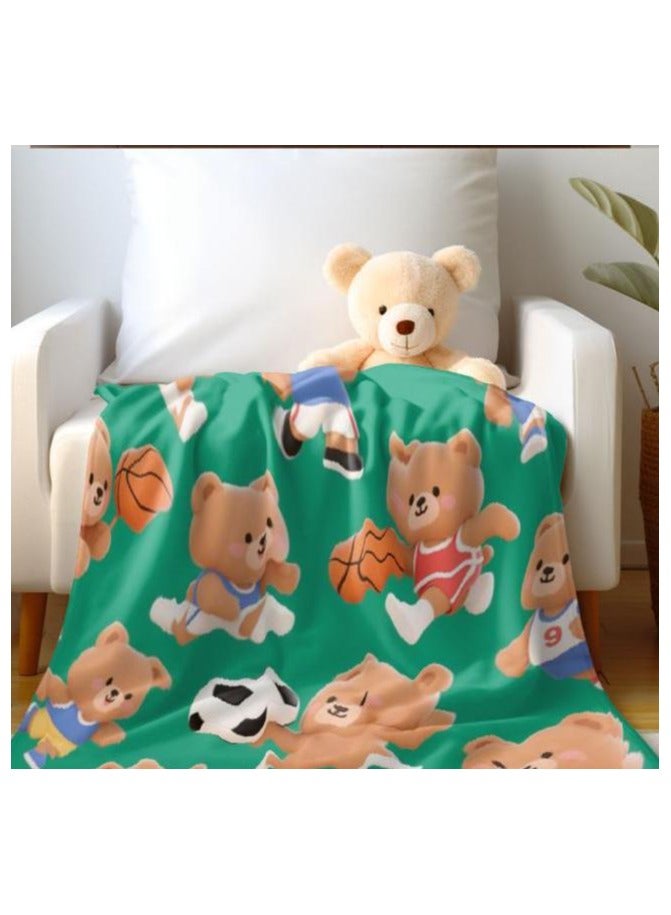 general Flannel thin blanket (warm and comfortable, suitable for sleep, gaming, dust removal and sandproof) 150cm*200cm - 1041 - Image 4