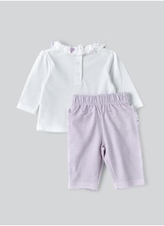 Tiny Hug Baby Girls' 2-Piece Cotton Knit Set  - Image 2