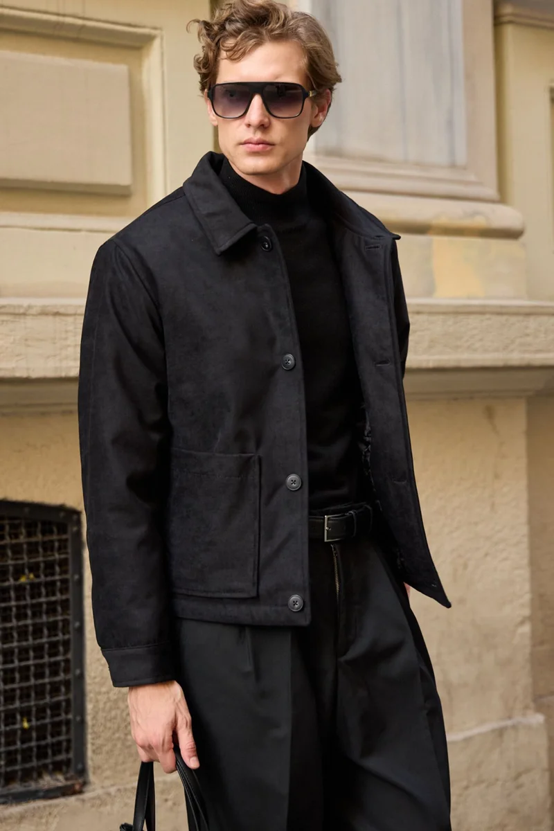 Danger Danger Regular Fit Shirt Collar Jacket