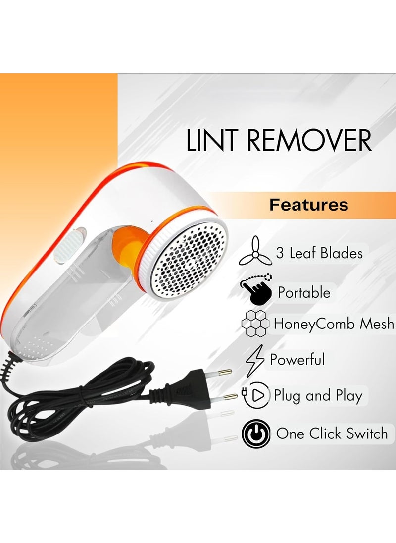 BIYALI - BIYALI Electric Lint Rmover for Clothes Sharp Blades Lint Shaver for Woolen Sweter Jaket Pill Remover from Carpets Curtains Fabric Cleaner Tint and Dust Remover 1Pcs Multicolor - Image 1