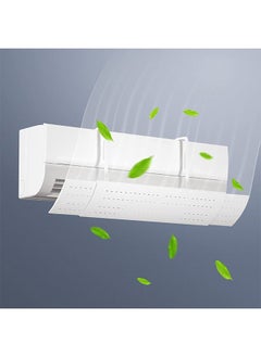 Air Conditioner Deflector Adjustable Punch-free Anti Direct Blowing Plastic Hook Windshield for Home Split Air Conditioner