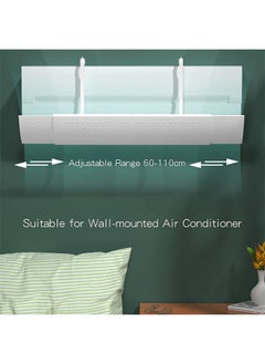 Arabest Air Conditioner Deflector Adjustable Punch-free Anti Direct Blowing Plastic Hook Windshield for Home Split Air Conditioner  - Image 5
