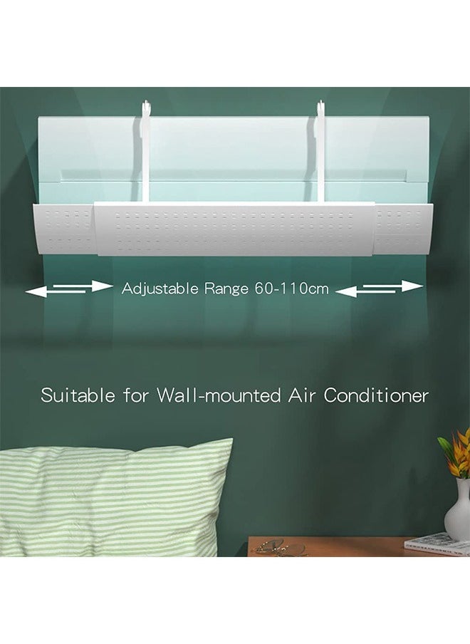 Arabest Air Conditioner Deflector Adjustable Punch-free Anti Direct Blowing Plastic Hook Windshield for Home Split Air Conditioner  - Image 5