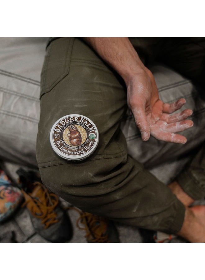 Badger Healing Balm, Hard Working Hands Cream, Organic Hand Cream for Dry Cracked Hands, Long Lasting Hand Moisturizer/Dry Hands Treatment, .75 oz Tin, 3-Pack - Image 5