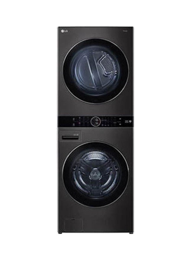 LG غسالة ملابس إل جي تاور ووش بمجفف 21 kg FWT2116BS Black - Image 1