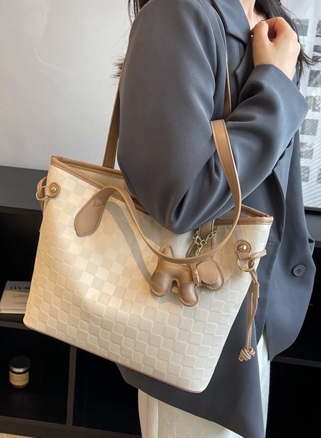 Women's Stylish Rhombus Shoulder Bag - Large Capacity, High-Quality, Perfect For Daily Use, Travel, And Special Occasions Women's High-Quality Niche Bag,  Large-Capacity Fashionable Commuter Handbag - Image 2