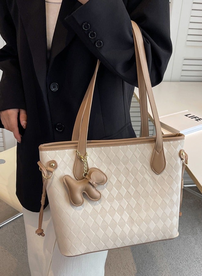 Women's Stylish Rhombus Shoulder Bag - Large Capacity, High-Quality, Perfect For Daily Use, Travel, And Special Occasions Women's High-Quality Niche Bag,  Large-Capacity Fashionable Commuter Handbag - Image 4